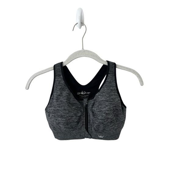 SheFit Perfect Lounge Bra in Graphite Women's M - Picture 4 of 7